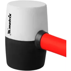 Киянка резиновая, 450 г, черно-белая резина MATRIX 11171