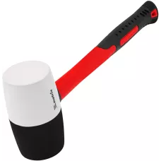 Киянка резиновая, 910 г, черно-белая резина, фибергласовая рукоятка MATRIX 11173