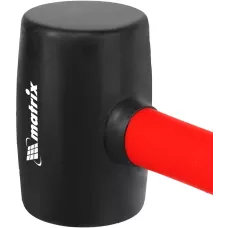 Киянка резиновая, 225 г, черная резина MATRIX 11175