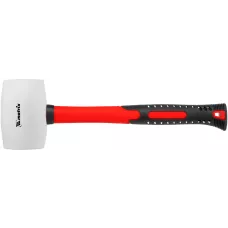 Киянка резиновая, 450 г, белая резина MATRIX 11196