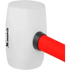 Киянка резиновая, 450 г, белая резина MATRIX 11196