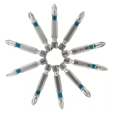 Набор бит GROSS РZ2х50, сталь S2, 10шт 11345