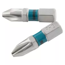 Набор бит GROSS РН2х25, сталь S2, 2шт 11351