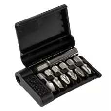 Набор бит, магнитный адаптер для бит, сталь 45Х, 7 предм., в пласт. боксе SPARTA 113945