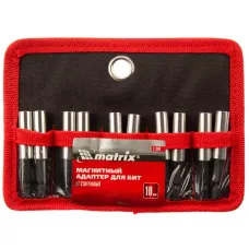 Адаптер магнитный для бит, шестигранный, 10 шт MATRIX 11398