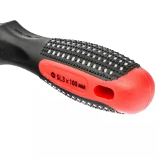 Отвертка Fusion, SL3 х 100 мм "anti slip" MATRIX 11408