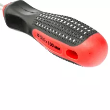 Отвертка Fusion, SL5 х 100 мм "anti slip" MATRIX 11419