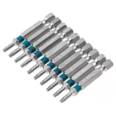 Набор бит GROSS TORX 10х50, сталь S2, 10 шт 11468