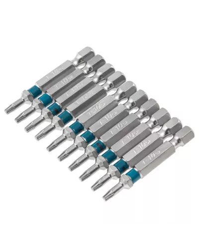 Бита Torx 10 х 50, сталь S2, 10 шт. Gross