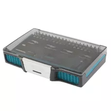 Отвертка с набором бит и торцевых головок GROSS для точных работ, гибкий привод. 48 штук, CrMo 11599