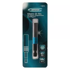 Адаптер для бит GROSS с двойным держателем и магнитом, 65мм, 1/4" 11615