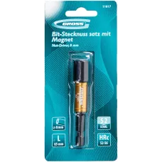 Бита с торцевой головкой GROSS, магнит. Nut-Driver, 8 мм, S2 11617