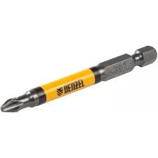 Бита DENZEL PH2х70, сталь S2, цилиндр., 10 шт. Е 6,3