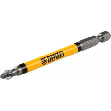 Бита DENZEL PH2х90, сталь S2, цилиндр., 10 шт. Е 6,3