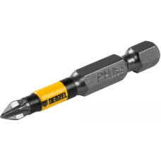 Бита DENZEL PH1х50, сталь S2, цилиндр., 10 шт. Е 6,3