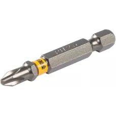 Бита DENZEL PH2х50, сталь S2, шестигранный профиль, 10 шт. Е 6,3