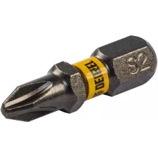Бита DENZEL PH2х25, сталь S2, шестигранный профиль, 10 шт. Е 6,3