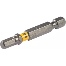 Бита DENZEL HEX 5х50, сталь S2, шестигранный профиль, 10 шт. Е 6,3