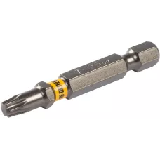 Бита DENZEL TX 25х50, сталь S2, шестигранный профиль, 10 шт. Е 6,3