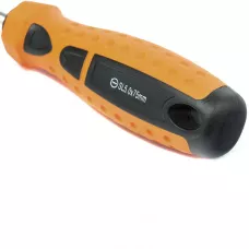 Отвертка "Point", SL5,0 х 75 мм, CrV, 2-х компонентная рукоятка SPARTA 11765