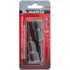 Биты с торцевыми головками 13 мм, 65 мм MATRIX 11791