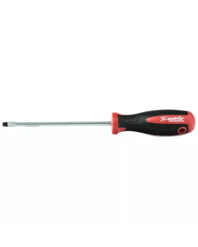 Отвертка Profi, SL5.5 х 125 мм, S2, двухкомпонентная рукоятка Matrix