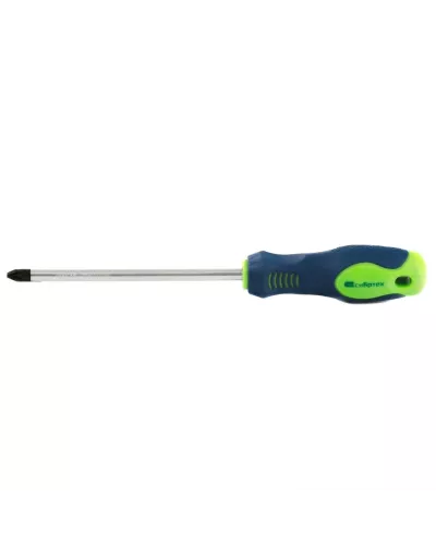 Отвертка, PZ3 х 150 мм, CrV, двухкомпонентная рукоятка Сибртех