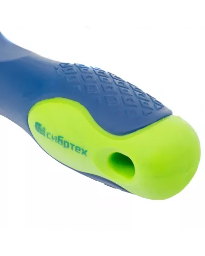 Отвертка, PZ3 х 150 мм, CrV, двухкомпонентная рукоятка Сибртех