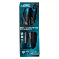 Набор отвёрток комбинированный GROSS 3 шт, S2, трехкомпонентная рукоятка 12167