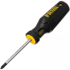 Отвертка DENZEL PH1х75 мм, S2, 3к рукоятка