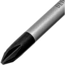 Отвертка DENZEL PH1х75 мм, S2, 3к рукоятка