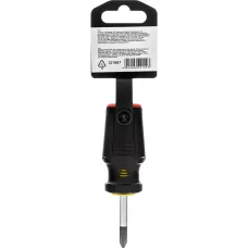 Отвертка DENZEL PH2х38 мм, S2, 3к рукоятка