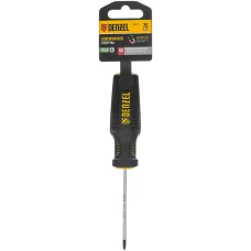Отвертка DENZEL PZ0x75 мм, S2, 3к рукоятка