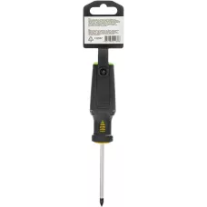 Отвертка DENZEL PZ1x75 мм, S2, 3к рукоятка