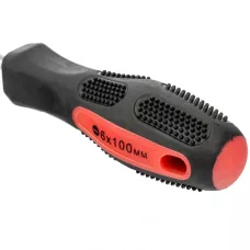Отвертка Anti-Slip, SL6 х 100 мм MATRIX 12220