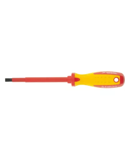 Отвертка Insulated, SL6.5 x 150 мм, CrMo, до 1000 В, двухкомпонентная рукоятка Matrix Professional