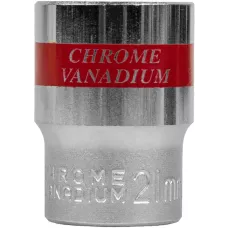 Головка торцевая, 21 мм, шестигранная, под квадрат 1/2 MATRIX  13121