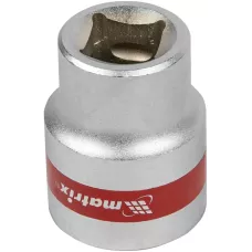 Головка торцевая, 22 мм, шестигранная, под квадрат 1/2 MATRIX  13122