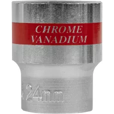 Головка торцевая, 24 мм, шестигранная, под квадрат 1/2 MATRIX  13124