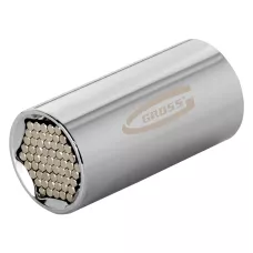 Головка торцевая многоразмерная GROSS (11-32мм) под квадрат 1/2", CrV, хромир. 13190