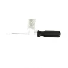 Отвертка SL3х75 мм, углеродистая сталь, черная пластиковая рукоятка  SPARTA 13201