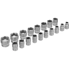 Набор инструментов, 1/2", 1/4", пластиковый кейс, 94 предмета// Сибртех