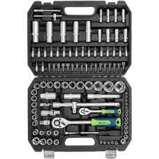 Набор инструментов, 1/2", 1/4", 108 предметов// Сибртех