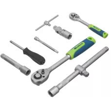 Набор инструментов, 1/2", 1/4", 108 предметов// Сибртех