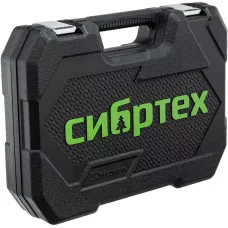 Набор инструментов, 1/2", пластиковый кейс, 32 предмета// Сибртех