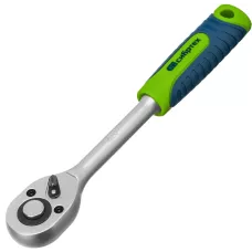 Набор инструментов, 1/2", 1/4", пластиковый кейс 76 предметов// Сибртех