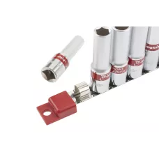 Набор удлиненных торцевых головок 1/2, 6гранные, 10-22 мм MATRIX 13590