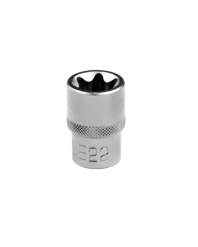 Головка торцевая 1/2, Е22, CrV Stels