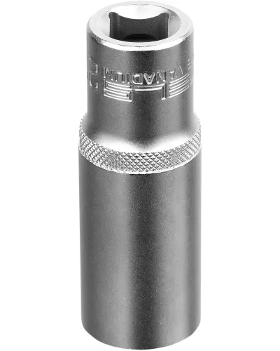 Головка торцевая удлиненная, 21 мм, шестигранная, CrV, под квадрат 1/2 Stels