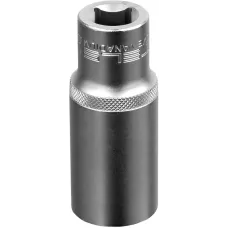 Головка торцевая удлиненная, 24 мм, шестигранная, CrV, под квадрат 1/2 Stels